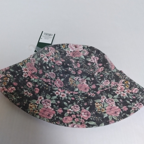 Wild Fable Pink and Black Floral Bucket Hat New with Tags - Picture 5 of 6